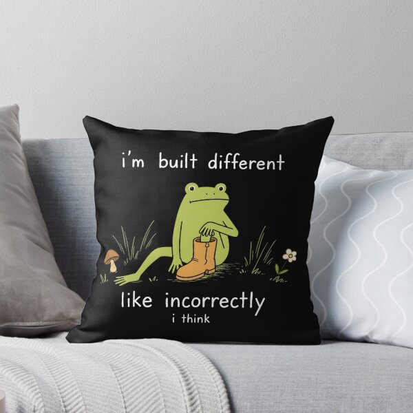 Item preview, I’m Built Different Frog designed and sold by hannartbaker.