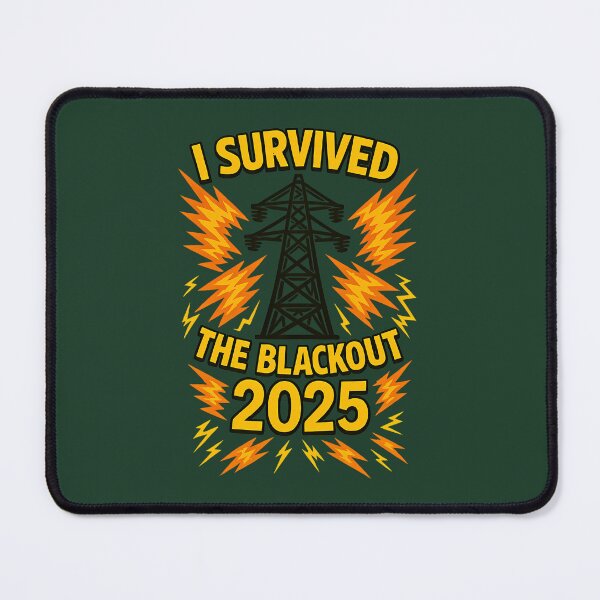Item preview, I Survived Europe Power Blackout 2025 Sticker 726 designed and sold by ForestHomeDe.