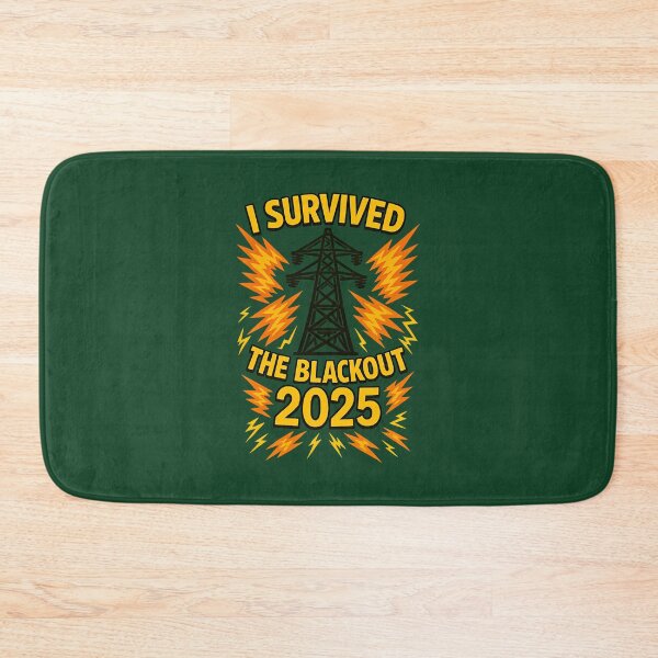 Item preview, I Survived Europe Power Blackout 2025 Sticker 726 designed and sold by ForestHomeDe.