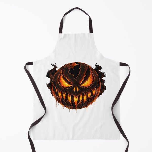 Item preview, Lava Cracked Halloween Pumpkin Face designed and sold by Marcu Ioachim.