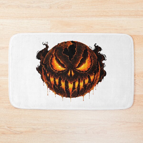 Item preview, Lava Cracked Halloween Pumpkin Face designed and sold by Marcu Ioachim.