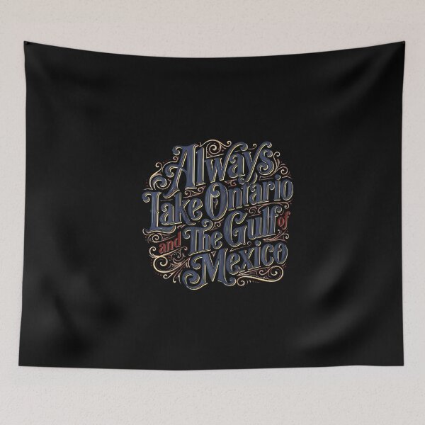 Item preview, Gulf of Mexico Kennedy Center Lake Ontario Retro designed and sold by ChaosColorCo.