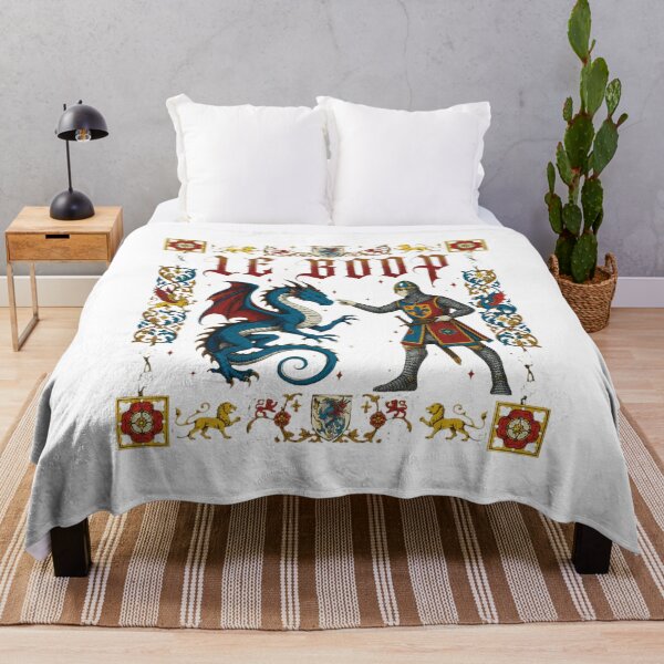 Item preview, Le Boop Knight Dragon Medieval Humor designed and sold by LochlanKind.