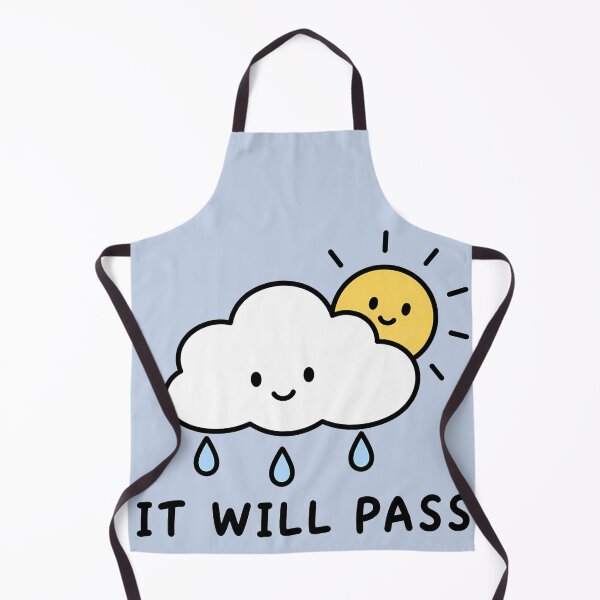 Item preview, It Will Pass Cute Cloud Sun designed and sold by ianm1028.