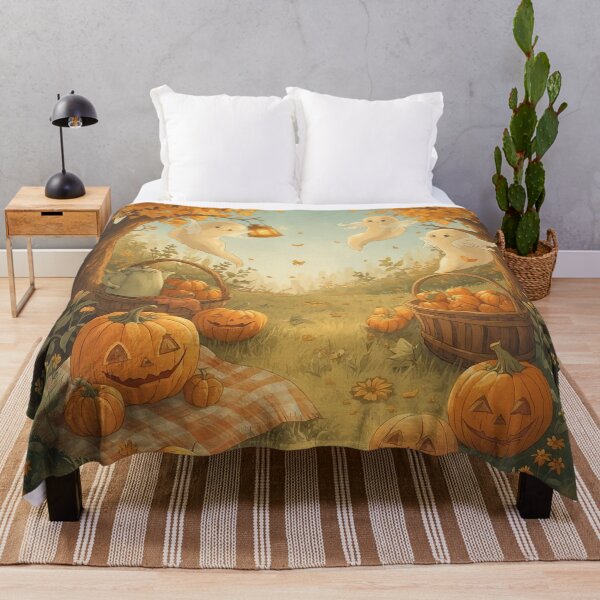 Item preview, Pumpkin Patch Picnic – Whimsical Halloween designed and sold by Deezyned.