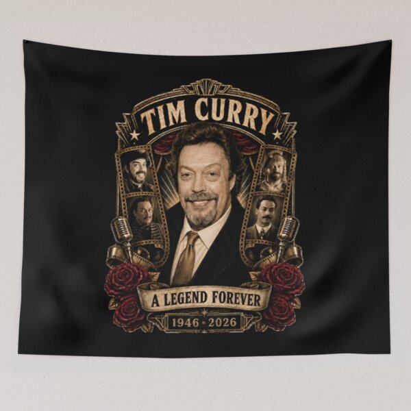 Item preview, RIP Tim Curry Memorial, 1946 2026 Tim Curry Tribute designed and sold by FlorunZoroki.