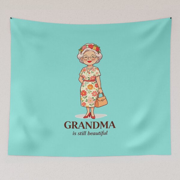 Item preview, Grandma is Still Beautiful — Floral Elegant Grandma designed and sold by Bondingbonding.