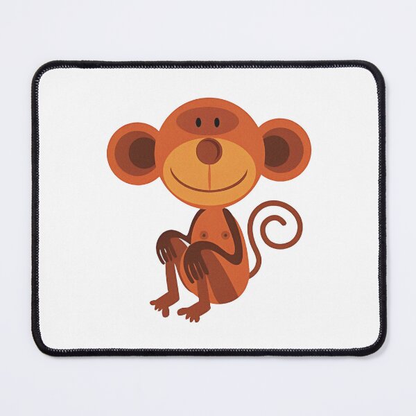 Item preview, Cheerful Orange Primate Illustration with Playful Tail designed and sold by cantypalikanja.