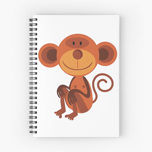 Item preview, Cheerful Orange Primate Illustration with Playful Tail designed and sold by cantypalikanja.