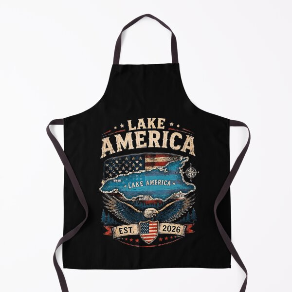 Item preview, Lake America Bald Eagle Patriotic Vintage Design designed and sold by ChaosColorCo.