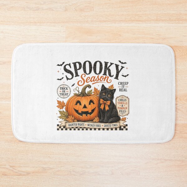 Item preview, Spooky Season Black Cat Jack O Lantern Halloween designed and sold by VioletNance.