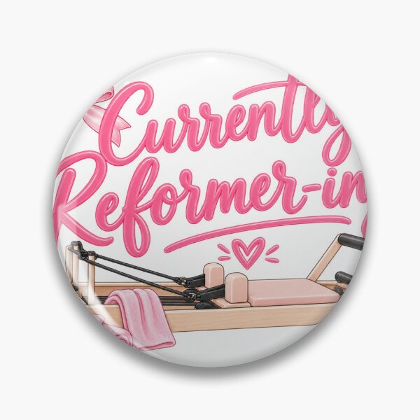 Item preview, Currently Reformer-ing – Cute Pilates Girl Design designed and sold by RelaxedSociety.