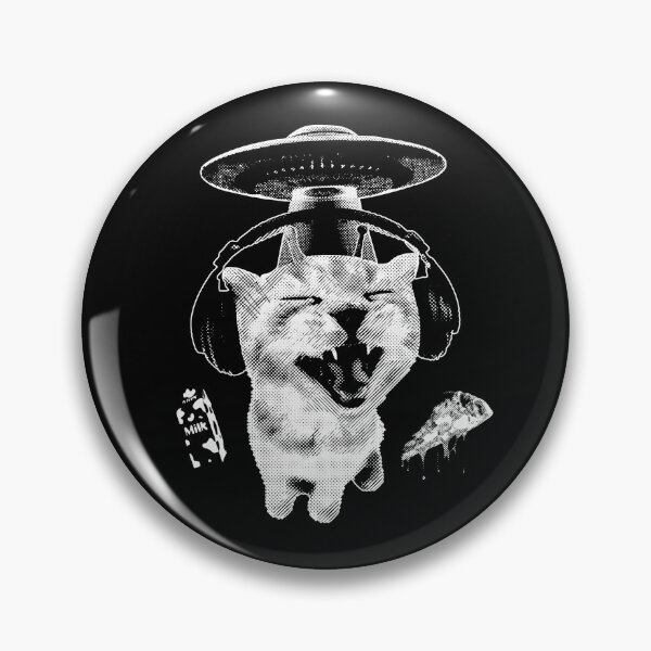Item preview, Alien Cat Cute Wear Headphones designed and sold by AbdeSsaArt.