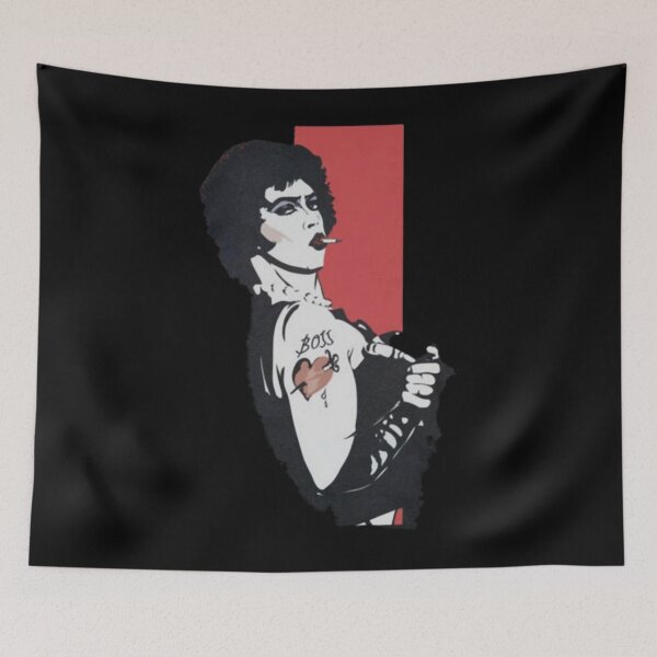Item preview, Tim Curry, RIP Tim Curry Tribute, Retro Hollywood Fan, Rest In Peace Tim Curry Fan designed and sold by FlorunZoroki.