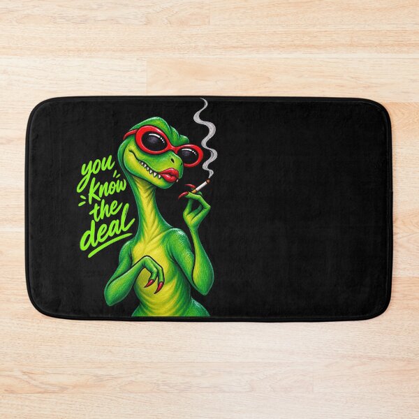 Item preview, You Know the Deal Funny Smoking Dinosaur T-shirt designed and sold by TOLDWAYTSHIRT.