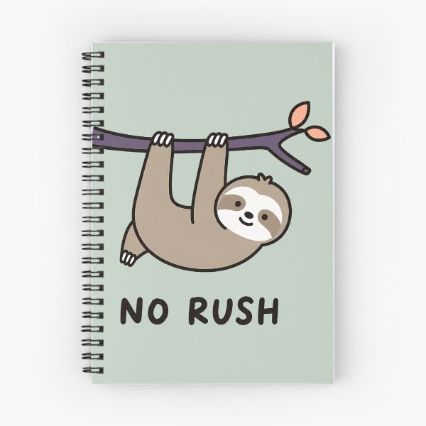 Item preview, No Rush Cute Sloth designed and sold by ianm1028.