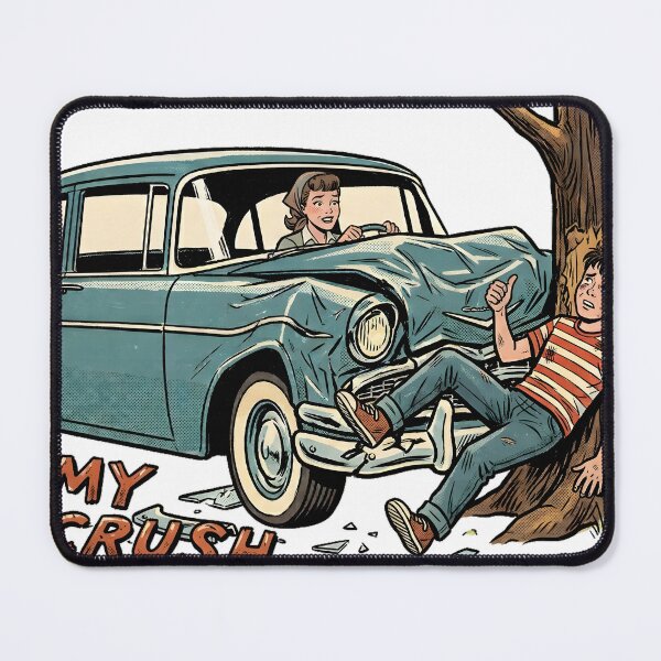 Item preview, My Crush: The Classic Comic Collision designed and sold by Rust & Soul.