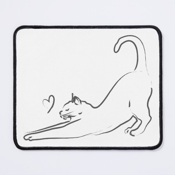 Item preview, Happy Cat Stretching Bow Pose designed and sold by reksitawardani.