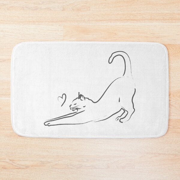 Item preview, Happy Cat Stretching Bow Pose designed and sold by reksitawardani.