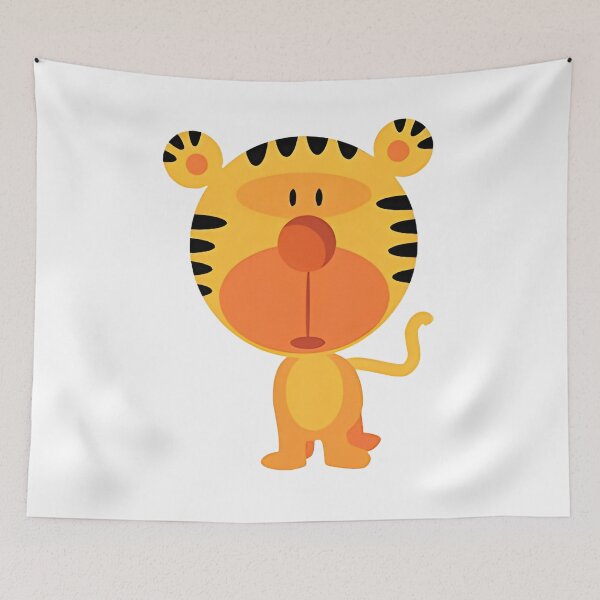 Item preview, Cute Tiger Cartoon for Young Children designed and sold by cantypalikanja.