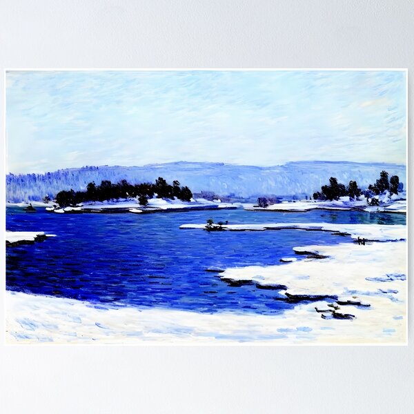 Item preview, The Banks of the Fjord at Christiania designed and sold by artdesignsnow.