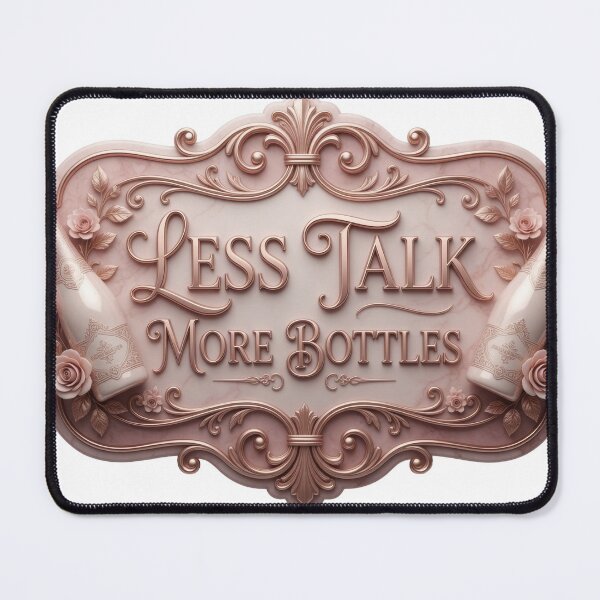 Item preview, Striking LESS TALK MORE BOTTLES v2 designed and sold by dazzlemakers.