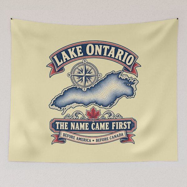 Item preview, Lake Ontario - The Name Came First designed and sold by ShineEyePirate.