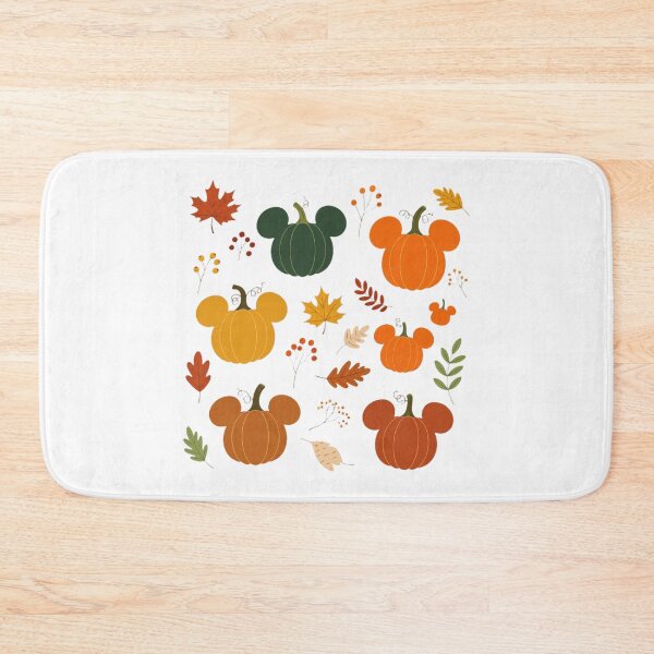 Item preview, Autumn Pumpkin Mouse Ears Fall Leaves  designed and sold by LochlanKind.