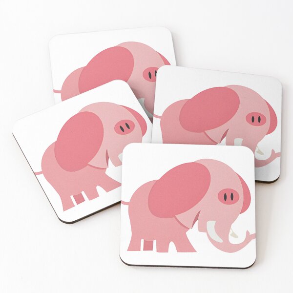 Item preview, A Playful Pink Elephant Friend designed and sold by cantypalikanja.