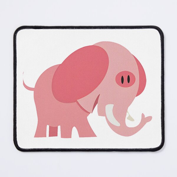 Item preview, A Playful Pink Elephant Friend designed and sold by cantypalikanja.