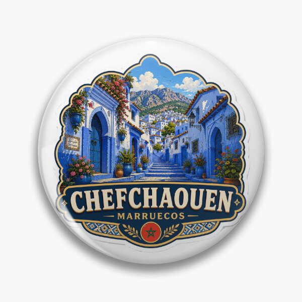 Item preview, Chefchaouen Morocco – Blue City Travel Art designed and sold by ChicClicker.