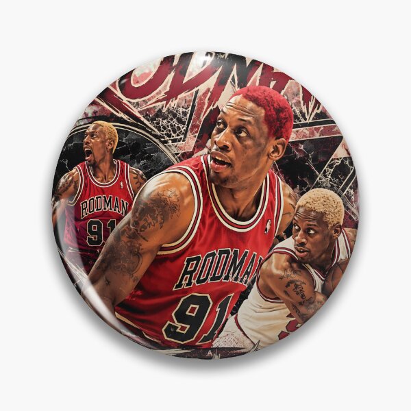 Item preview, Dennis Rodmans 91 Worm Collage Basketball   designed and sold by obertseliser.