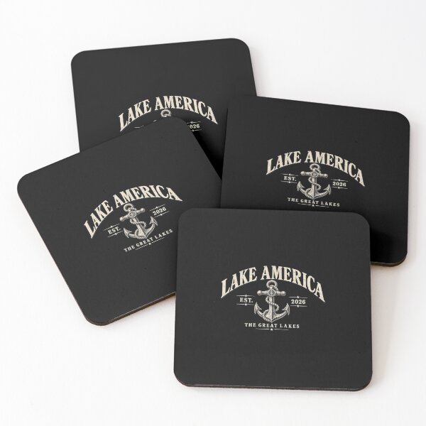 Item preview, Lake America Est 2026 Vintage Retro Design designed and sold by ChaosColorCo.