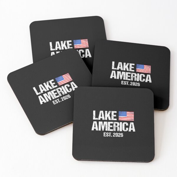 Item preview, Lake America Est 2026 Patriotic Vintage Design designed and sold by ChaosColorCo.