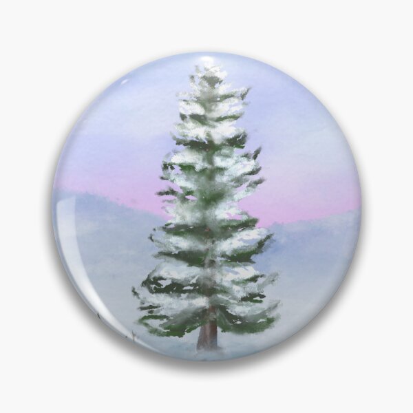 Item preview, Snowy Winter Pine Tree designed and sold by GomTaeng.