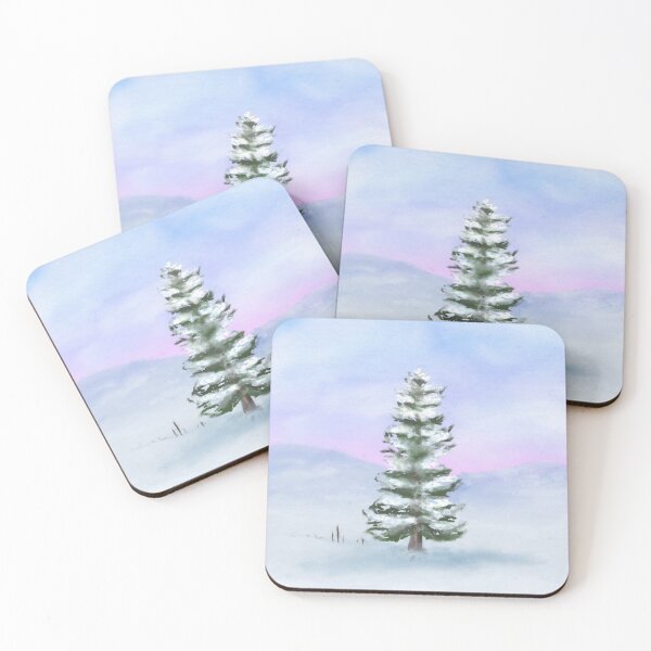 Item preview, Snowy Winter Pine Tree designed and sold by GomTaeng.