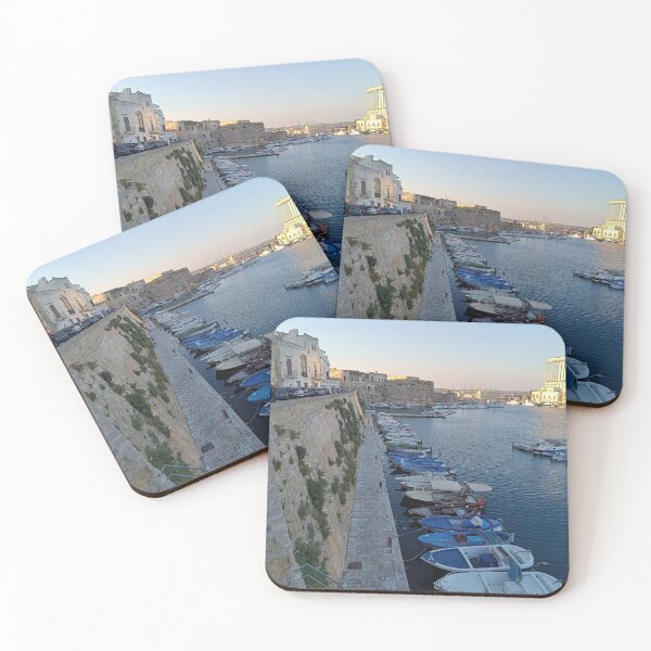 Item preview, Traditional Blue Fishing Boats in Gallipoli Old Town Port designed and sold by EpicVistas.