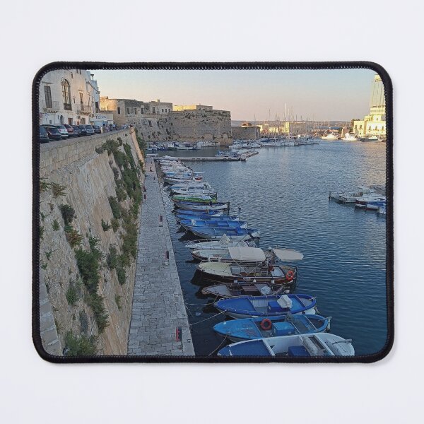 Item preview, Traditional Blue Fishing Boats in Gallipoli Old Town Port designed and sold by EpicVistas.