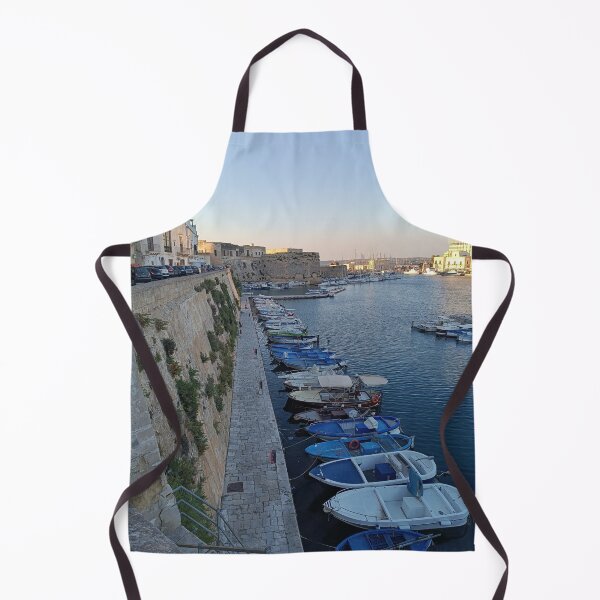 Item preview, Traditional Blue Fishing Boats in Gallipoli Old Town Port designed and sold by EpicVistas.