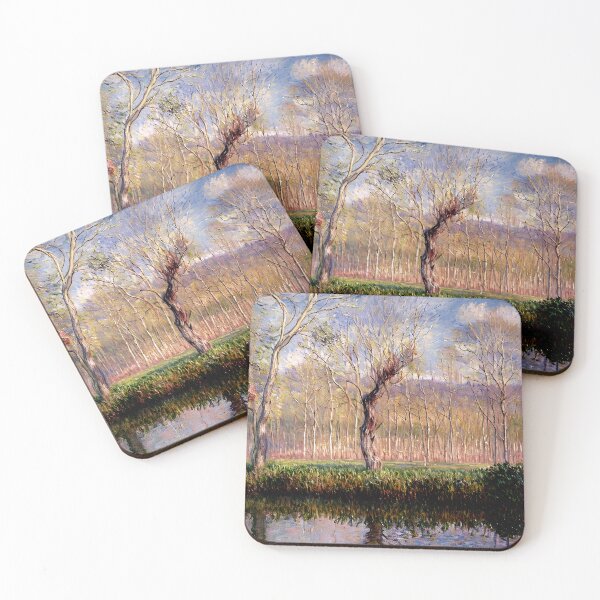 Item preview, The Banks of the River Epte in Springtime designed and sold by artdesignsnow.