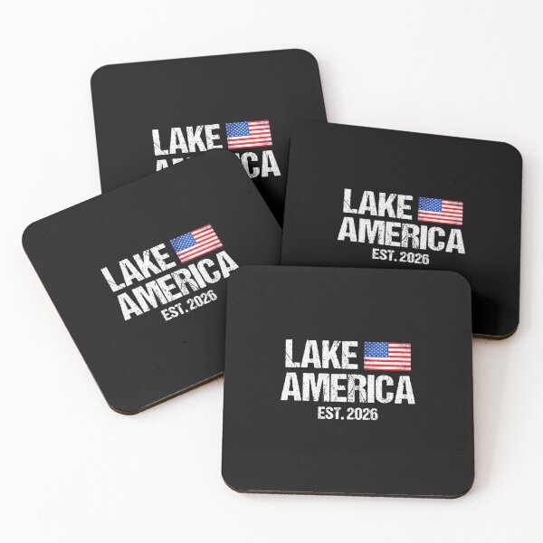 Item preview, Lake America Est 2026 Patriotic Vintage Design designed and sold by ChaosColorCo.