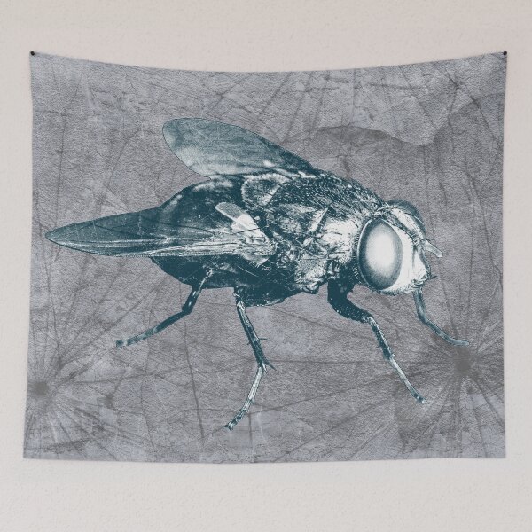 Item preview, Blue Bottle Fly Dark Macro Entomology Specimen designed and sold by Ghoul Enterprises.