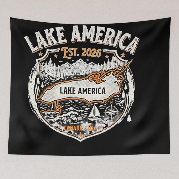 Item preview, Lake America Funny Ontario USA Canada Graphic  designed and sold by HarinDonreka.