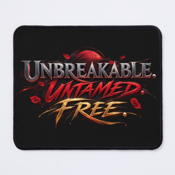 Item preview, UNBREAKABLE. UNTAMED. FREE. designed and sold by MaxDreamsArt.