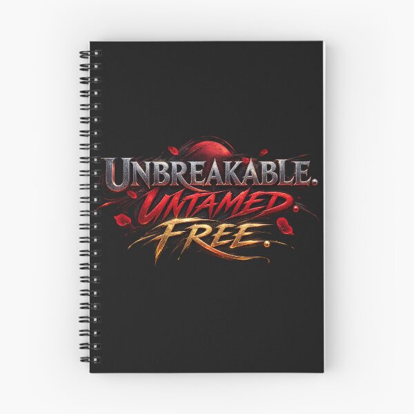 Item preview, UNBREAKABLE. UNTAMED. FREE. designed and sold by MaxDreamsArt.