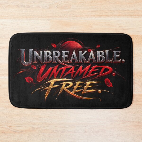 Item preview, UNBREAKABLE. UNTAMED. FREE. designed and sold by MaxDreamsArt.