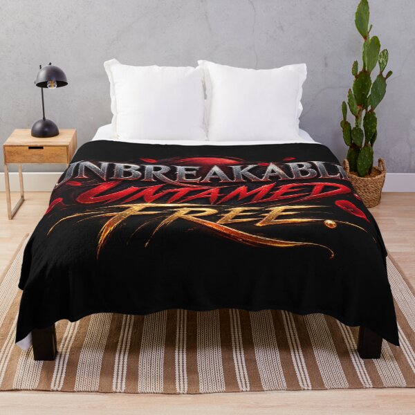 Item preview, UNBREAKABLE. UNTAMED. FREE. designed and sold by MaxDreamsArt.