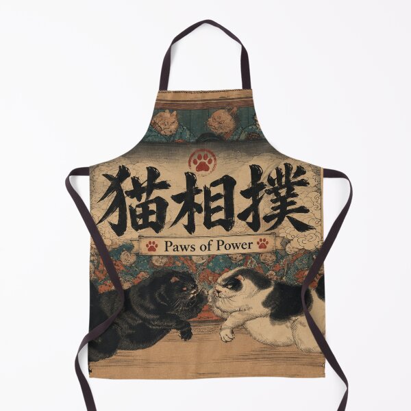 Item preview, Paws of Power -猫相撲 designed and sold by INITIAL SHIBA.