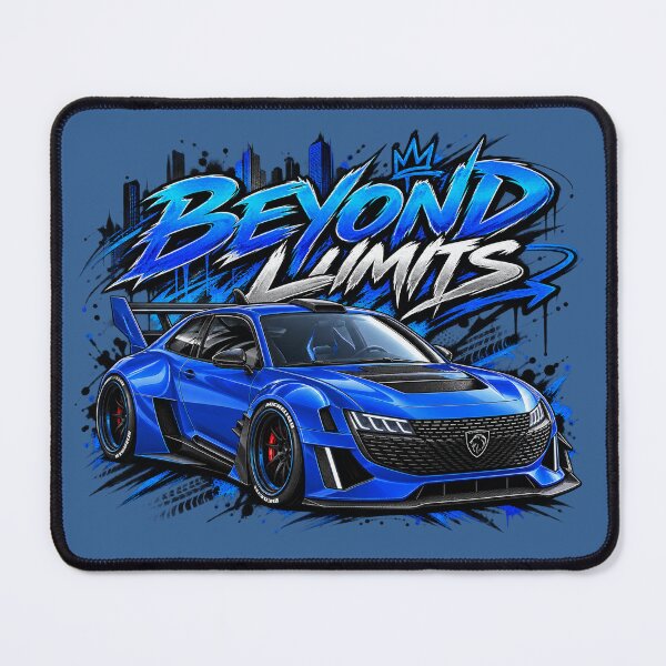 Item preview, Blue Racing Car Graffiti designed and sold by BeyondLimitsNow.