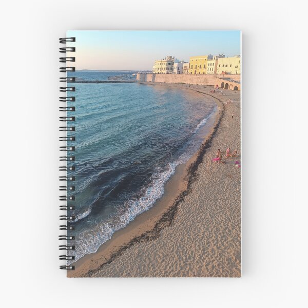 Item preview, Spiaggia della Purità Beach and Historic City Walls at Sunset designed and sold by EpicVistas.